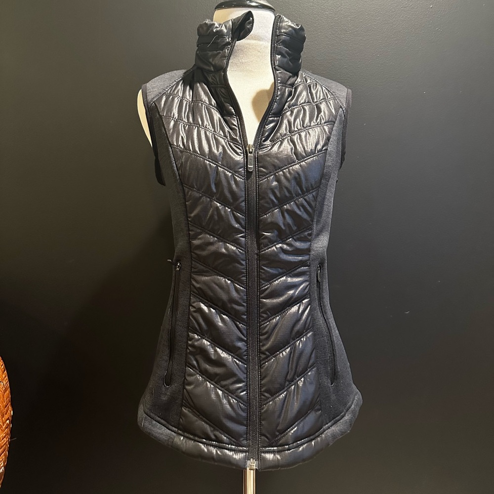 Black Zella Quilted Vest